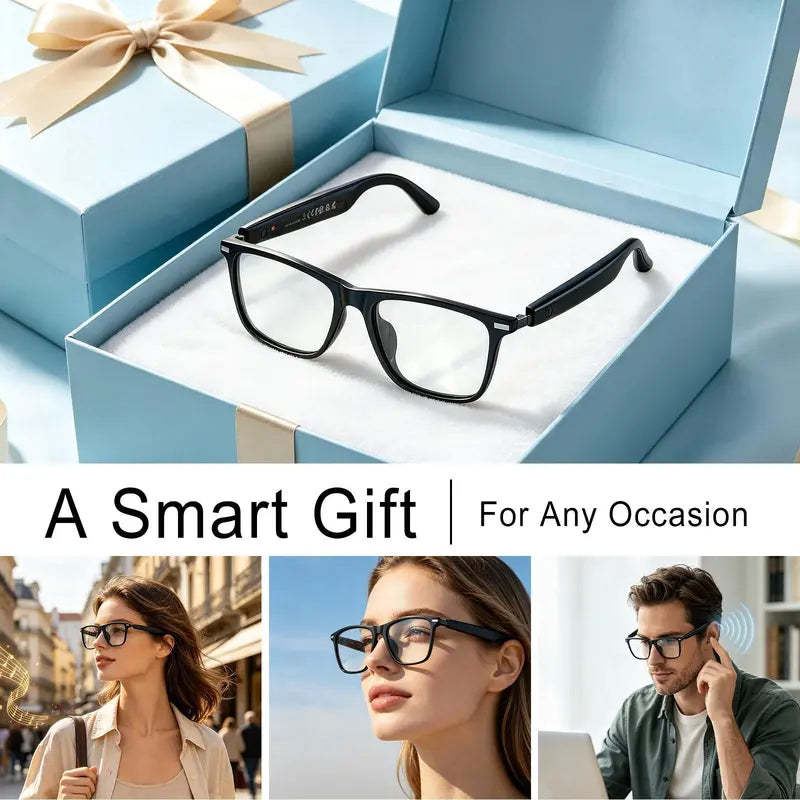 Smart Photochromic Lenses Bluetooth Glasses with 160+ Languages Live Translation App, Anti-Blue Light & UV400 Protection & Hands-Free Calling, 6-Hour Battery Life, Ultra-Ligh Tweight Eyewear for Travel & Daily Use Wearable