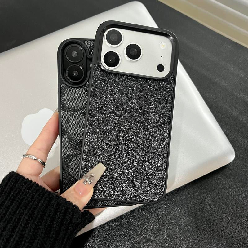Patterned Leather Iphone Case - Protector Cover for Iphone 13-17 Series (13,14,15 Pro,15 Pro Max,16 Plus,17 Pro Max) - High-End Unisex Accessory, Precision Fit, Raised Bezels, Enhanced Protection, Festive Gift Pick