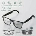 Smart Photochromic Lenses Bluetooth Glasses with 160+ Languages Live Translation App, Anti-Blue Light & UV400 Protection & Hands-Free Calling, 6-Hour Battery Life, Ultra-Ligh Tweight Eyewear for Travel & Daily Use Wearable