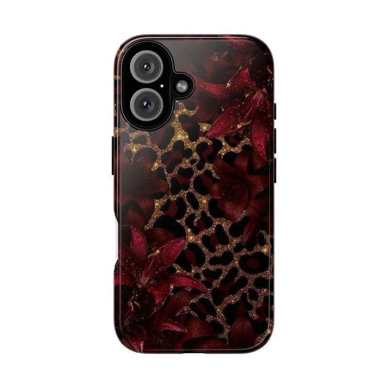 Glossy Burgundy Background White Swan Soft TPU Smartphone Case - Durable, Shock-Resistant, Easy-Install Protective Accessory for iPhone 11-17 Pro and Samsung S23-26 Devices
