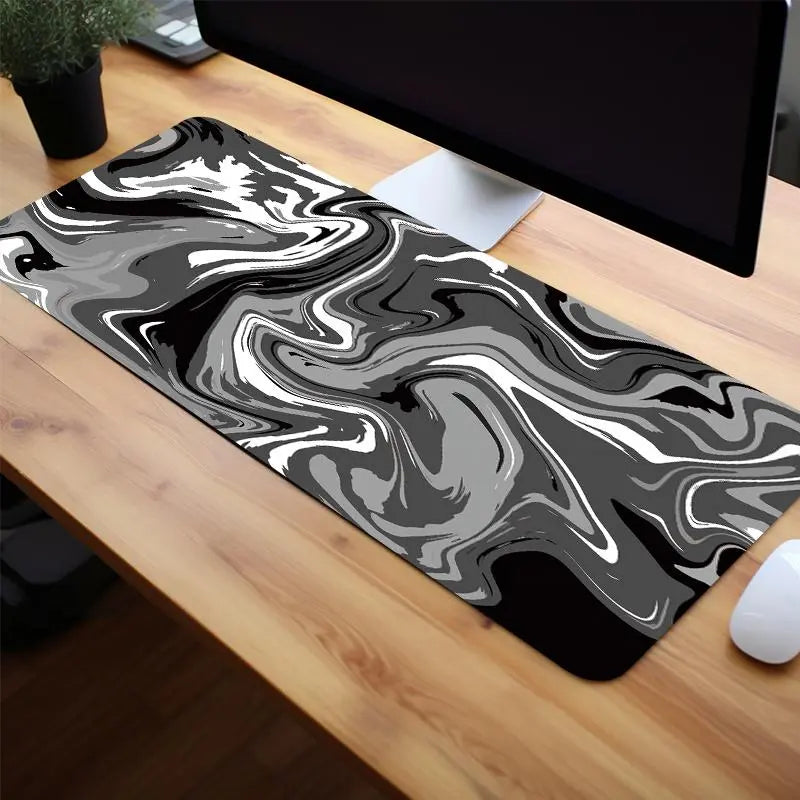 Abstract Mouse Pad, 1 Count Office Accessories Mouse Mat, Non-Slip Thickened Keyboard and Mouse Pad, Desk Gaming Pc Accessories for Home Office, Fathers Day Gift, Home Decor Ideas, Gaming Accessories, Gaming Desk Accessory, Computer Desk Accessories
