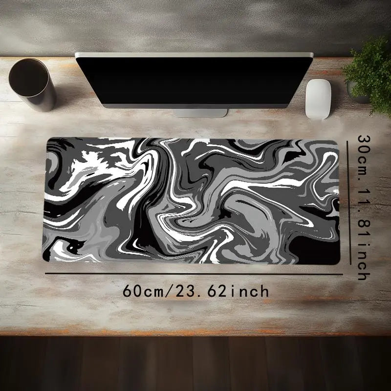 Abstract Mouse Pad, 1 Count Office Accessories Mouse Mat, Non-Slip Thickened Keyboard and Mouse Pad, Desk Gaming Pc Accessories for Home Office, Fathers Day Gift, Home Decor Ideas, Gaming Accessories, Gaming Desk Accessory, Computer Desk Accessories